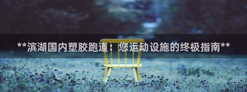 尊龙旗舰厅app：**滨湖国内塑胶跑道：您运动设施的终极指南
